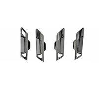 PYPFQUMQGR Inner Handle 4Pcs Car Interior Door Handle Bowl Trim for Golf MK6 2010 2011 2012 2013 Carbon Fiber