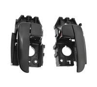 PYPFQUMQGR Inner Handle Front After Left Right Car Interior Door Handle Black ABS Handles for Hyundai for Elantra 2001-2006 826102D000 826202D000 CA AX(A Pair)