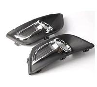 PYPFQUMQGR Left Right Chrome Front Bumper Fog Lamp Light Cover Fog Light Cover Fits Citroen C4 2008 2009 2010 2011 (Left and Right 2PCS)