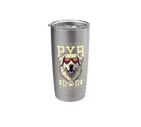 Pyr Dad Great Pyrenees Pyrenean Mountain Dog Stainless Steel Insulated Tumbler