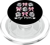 Pyr Mom Mama Great Pyrenees Dog Mother's Day Coquette Bow PopSockets PopGrip for MagSafe