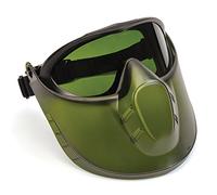 Pyramex EGG504TSHIELDIR3 Tinted Face Shield with IR3 H2X Anti-Fog Goggles Capstone Green