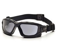PYRAMEX I-Force Sporty Dual Pane Anti-Fog Goggle,Black Frame/Gray Anti-Fog Lens
