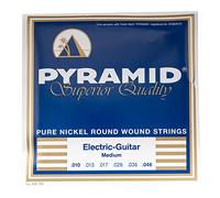 Pyramid 402100 Pure Nickel Roundwound Hex Steel Core Electric Guitar String Set- Medium