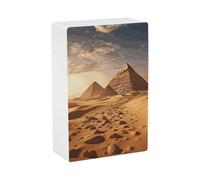 Pyramid Africa Desert Cigarette Case Portable Novelty Cigarette Packing Box Crush Proof Waterproof Cigarette Box Novelty Gifts for Friend