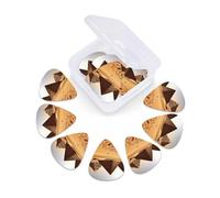 Pyramid Africa Desert Print Guitar Picks 12 Pack With Organizer Storage Box 0.46 0.71 0.96mm Guitar Plectrums Guitars Accessories For Bass Electric Acoustic Guitars