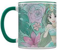 Pyramid Aladdin (Floral Jasmine) Green Inner Coloured Mug