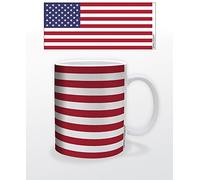 Pyramid America - American Flag 11 oz. Mug - Unique Ceramic Cup for Coffee, Cocoa & Tea Drinkers - Chip Resistant & Printed Both Sides