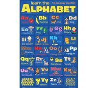 Pyramid America Learn the Alphabet Educational Reading Cool Wall Decor Art Print Poster 60x90