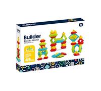Pyramid Building Blocks, Preschool STEM Toys, 15.16x10.83x3.15 inches Educational Structure Block Children, Sensory Toy for Childrens Age 3-5, Fun Learning Activity Kids