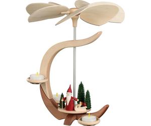 Pyramid C Shape Christmas Elf with Sled BxHxD =27x30x27cm NEW