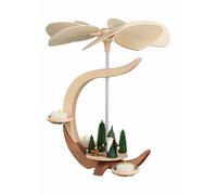 Pyramid C-shape, height 30 cm / 12 inch, original Erzgebirge by Seiffener Vol...