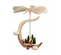 Pyramid C-shape, height 30 cm / 12 inch, original Erzgebirge by Seiffener Vol...