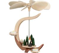 Pyramid C Shape Motif Mountain Gnome WxHxD =27x30x27cm NEW Table Pyramid