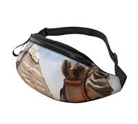 Pyramid Camel Fanny Pack for Women Men Crossbody Bag Belt Bag Fashion Small Waist Pack Outdoor Bum Bag