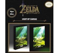Pyramid Canvas Art - THE LEGEND OF ZELDA - Master Sword - 40cm x 30cm - Black - Acrylic - Cotton, Wood