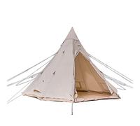 Pyramid Canvas Tent, 2-3 Persons for Camping Large Cotton Pyramid Tent, for Family Camping Outdoor Hunting