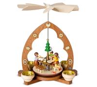 Pyramid Christmas Bakery Pointed Arch 1-story LxWxH= 25x16x30cm NEW Seiffen