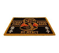 Pyramid Cobra Kai Doormat, (No Mercy Design) 40cm x 60cm Welcome Mat, Front Door Mat and Coir Doormat - Official Cobra Kai Merchandise