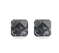 Pyramid Cut Earrings - female - Swarovski - Earrings - Black - ONE SIZE - Accessories ONE SIZE