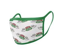 PYRAMID Friends (Central Perk) Face Covering, White, One Size