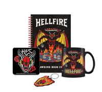 Pyramid International Stranger Things 'Hellfire Club' Bumper Gift Set - Includes 11oz/312ml Mug, Coaster, Keychain & Notebook