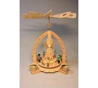 Pyramid in the Forest Height 27cm NEW Table Pyramid Wooden Christmas Pyramid