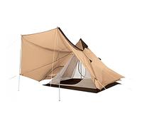 Pyramid Indian Tent Outdoor Camping Exquisite Portable Folding Camping Thickened Double-Layer Rainstorm-Proof Pyramid Tent Large Space for 5-8 People Trendy Outdoor