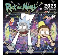 Pyramid International 16 Months Rick and Morty 2025 30x30 Square Calendar 150gsm