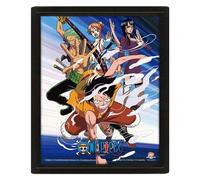 Pyramid International 5051265892942 Star Wars 3D Lenticular Poster in Box Frame, Straw Hat Pirates Assault Design, 25cm Length, 20cm Width, 1.5cm Height