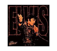 Pyramid International "68 Elvis Presley Art Print, Multi-Colour, 40 x 40 x 1.3 cm