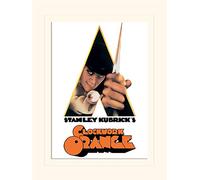 Pyramid International A Clockwork Orange Dagger Mounted Print Memorabilia, Multi-Colour, 30 x 40 x 1.3 cm
