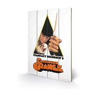 Pyramid International A Clockwork Orange (Dagger) -Wood Print 40 x 59cm, Multi-Colour, 40 x 59 x 1.3 cm