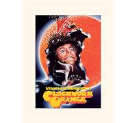 Pyramid International A Clockwork Orange Peeling Mounted Print Memorabilia, Multi-Colour, 30 x 40 x 1.3 cm