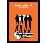 Pyramid International "A Clockwork Orange Ultra Violence Framed Print Memorabilia, Multi-Colour, 30 x 40 x 1.3 cm
