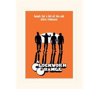 Pyramid International A Clockwork Orange Ultra Violence Mounted Print Memorabilia, Multi-Colour, 30 x 40 x 1.3 cm