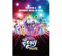Pyramid International A Different Breed of Hero My Little Pony Movie Maxi Poster, Plastic/Glass, Multi-Colour, 61 x 91.5 x 1.3 cm
