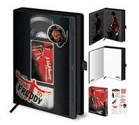 Pyramid International A Nightmare On Elm Street Journal Notebook A5 (Retro Video Nasty VHS Design) Notepads A5 and Note Book in Presentation Gift Box, 240 Pages - Official Merchandise