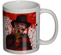 Pyramid International A Nightmare On Elm Street Mug (Freddy Krueger Design) 11oz Ceramic Coffee Mug, Cups and Coffee Mugs for Women and Men - Official Merchandise, White
