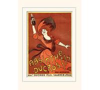Pyramid International Absinthe Ducros Mounted Print Memorabilia, Multi-Colour, 30 x 40 x 1.3 cm