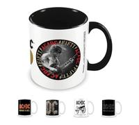 Pyramid International Ac/Dc (50Th Anniversary) Black Coloured Inner Mug - 10Oz / 315Ml Ceramic Mug - One Size