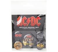 Pyramid International AC/DC Logo Badge, Multi-Colour, 10 x 12.5 x 1.3 cm