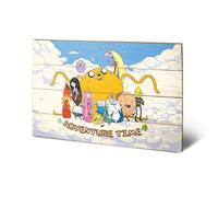 Pyramid International Adventure Time Cloud Wood Print, Multi-Colour, 40 x 59 x 1.3 cm