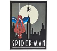 Pyramid International AFWDC92239 "Marvel Deco Spider Man Hanging" Canvas Print, Cotton, Multi-Colour, 1.80 x 30.00 x 40.00 cm