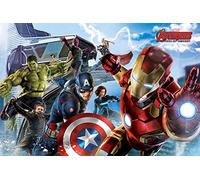 Pyramid International Age of Ultron-Re-Assemble Maxi Poster, Wood, Multi-Colour, 91.5x61x0.02 cm