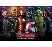 Pyramid International Age of Ultron-Team Maxi Poster, Wood, Multi-Colour, 91.5x61x0.02 cm