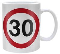 Pyramid International "Ages (30 Traffic Sign)" Official Boxed Ceramic Coffee/Tea Mug, Multi-Colour, 11 oz/315 ml