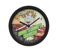 Pyramid International Rick and Morty Alarm Clock (Wrecked Design) 12cm Diameter in Presentation Box - Official Merchandise