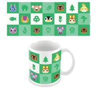 Pyramid International Animal Crossing Mug - Icon Character Blocks - 11oz (315ml) White Ceramic Coffee Cup - One Size