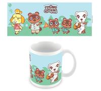 Pyramid International Animal Crossing Mug - Outdoor Lineup - 11oz (315ml) White Ceramic Coffee Cup - One Size
